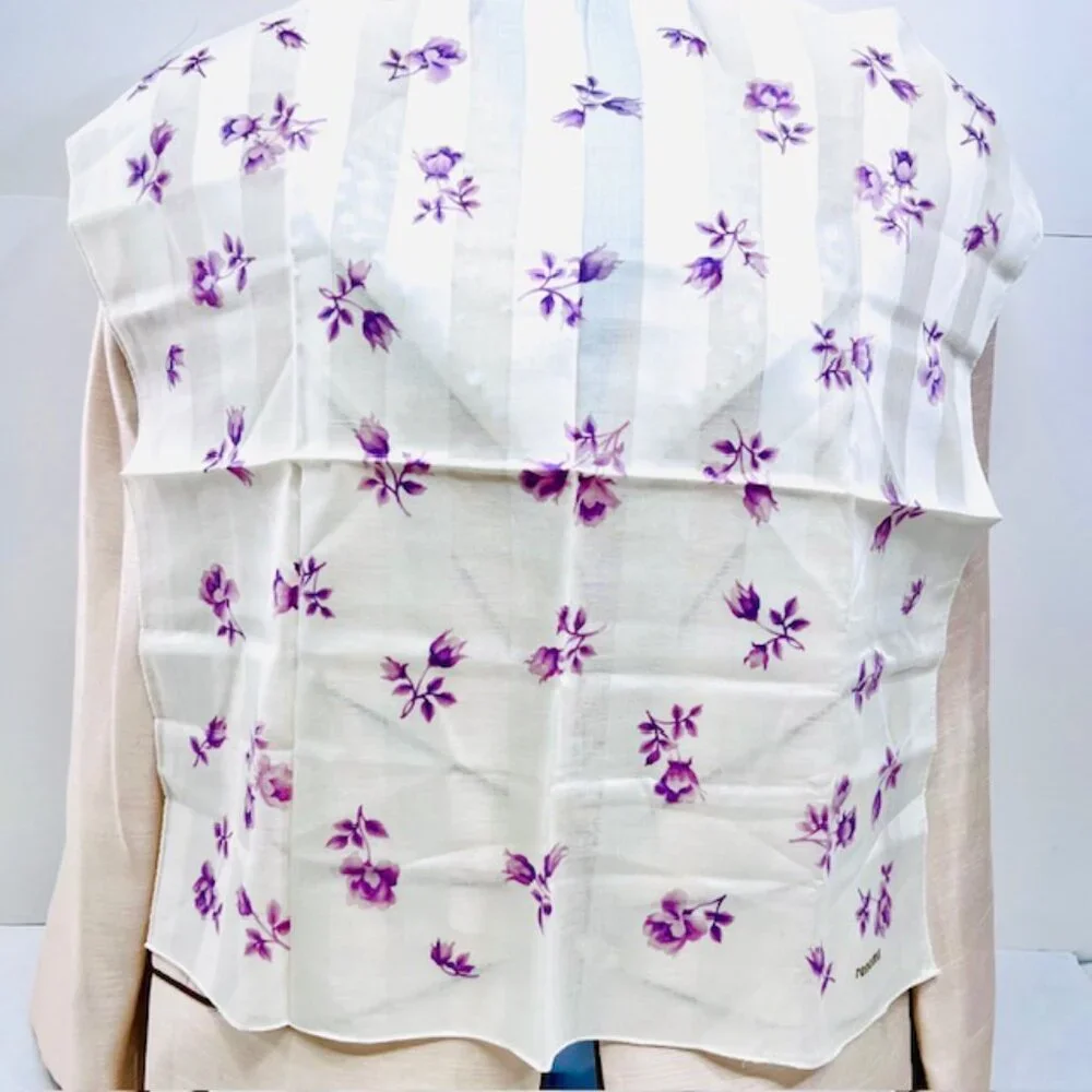 New  Soft Sillky  Renoma Paris SCarf  100% Silk 23